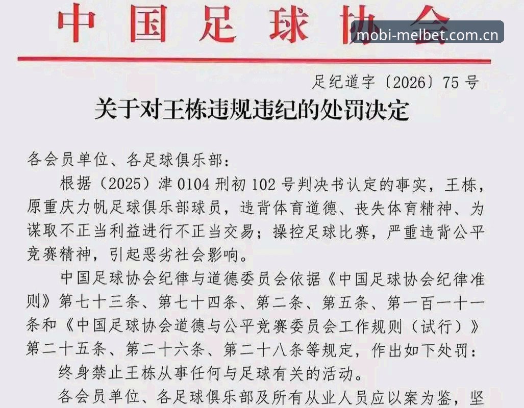 Melbet适配版 中国足协“终身禁足”vs“五年禁赛”:65人名单背后的行业震荡与反思